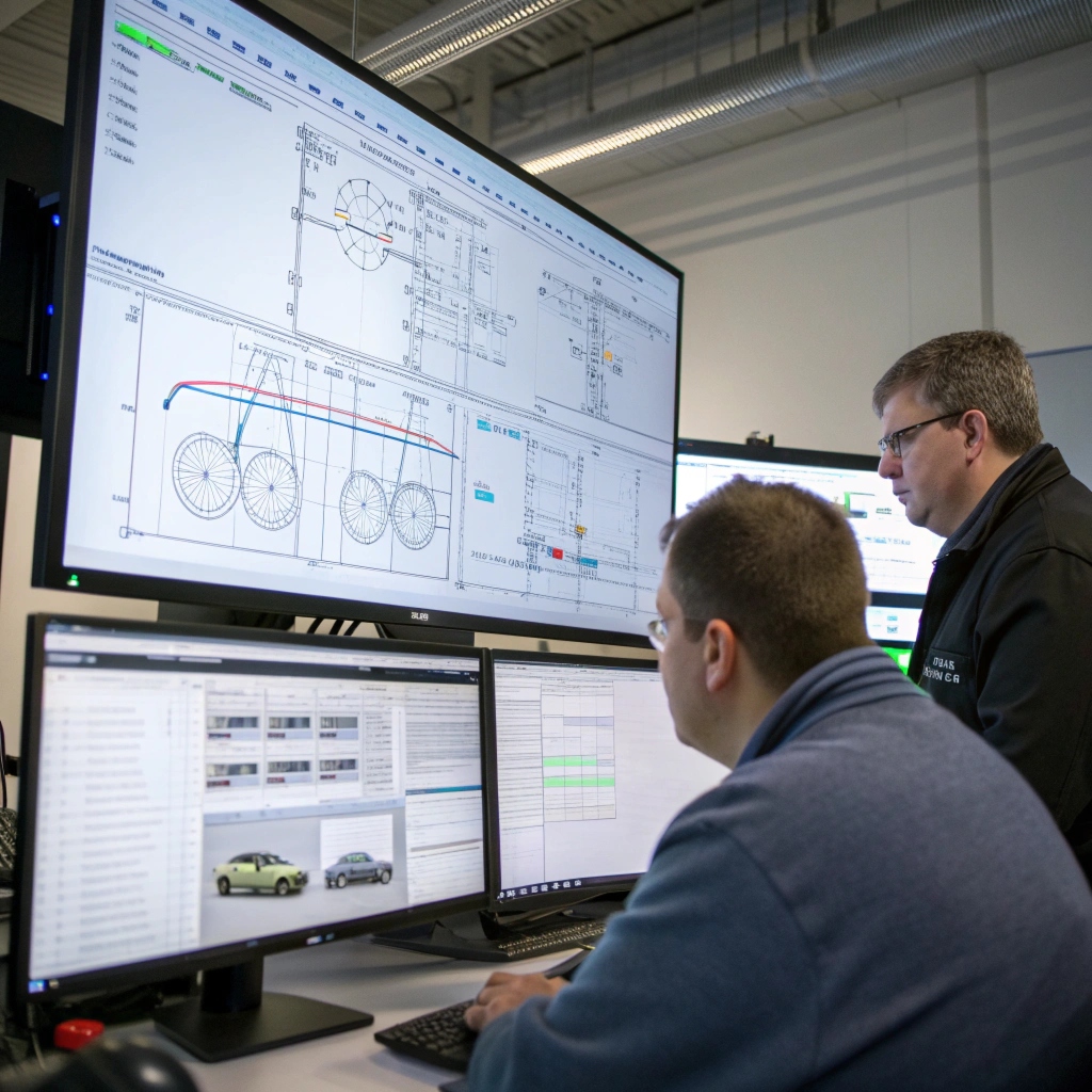 a technical illustration comparing oem engineering